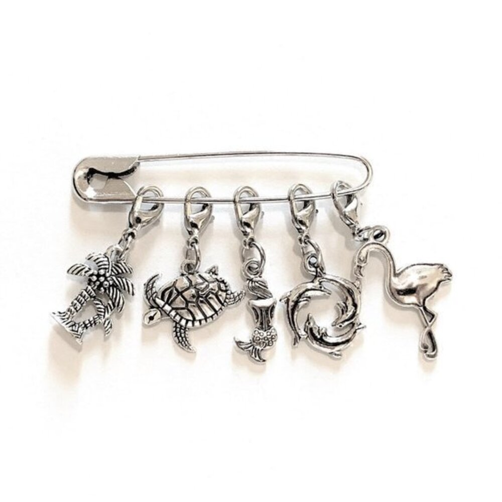 Stitch Markers Knitting Crochet Metal Lobster Clasp Claw Set Gifts for Knitters